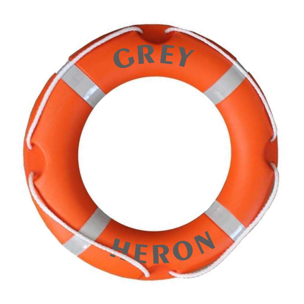 Round Lifebuoy / Lifebelt Lettering